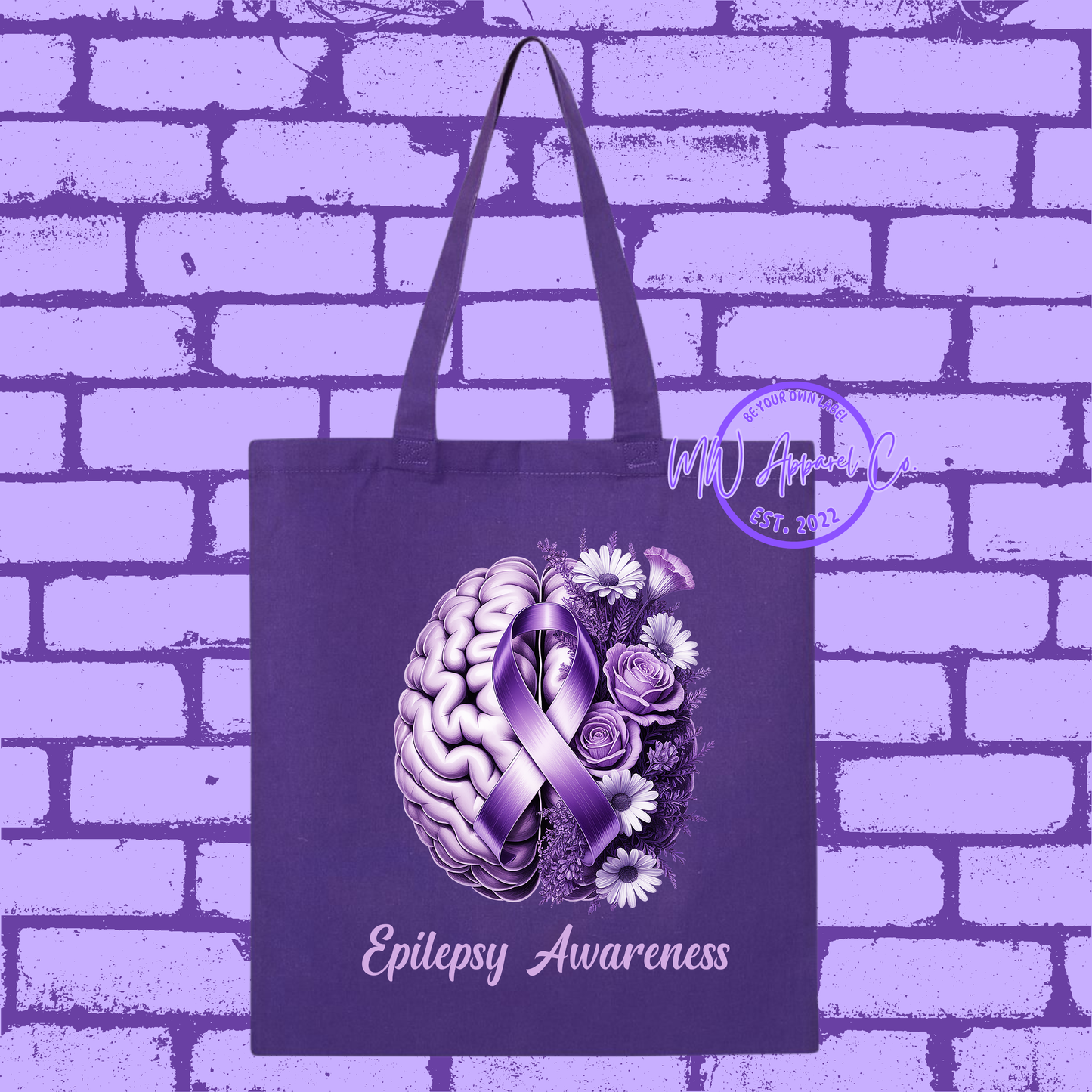 11L Tote: Floral Brain