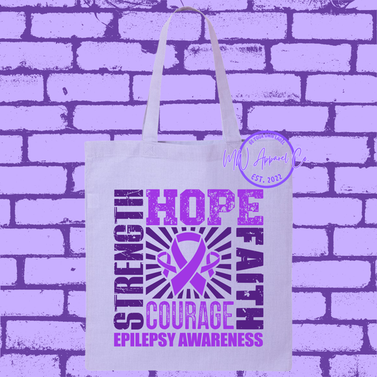 11L Tote: Strength, Hope, Faith, Courage