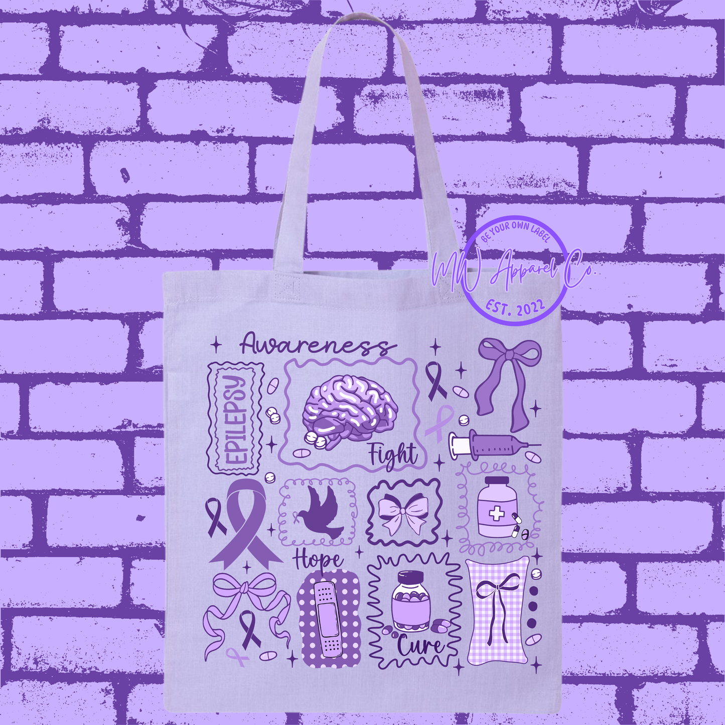 11L Tote: Epilepsy Collage