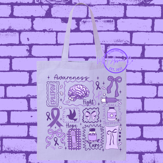 11L Tote: Epilepsy Collage